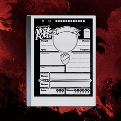 Indie RPG Character Sheets for Remarkable