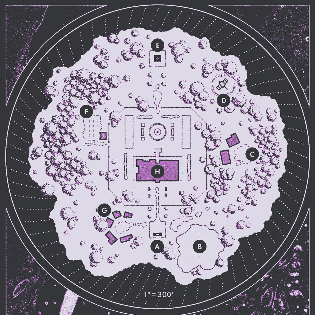 Supporting files for the Château Amongst the Stars.