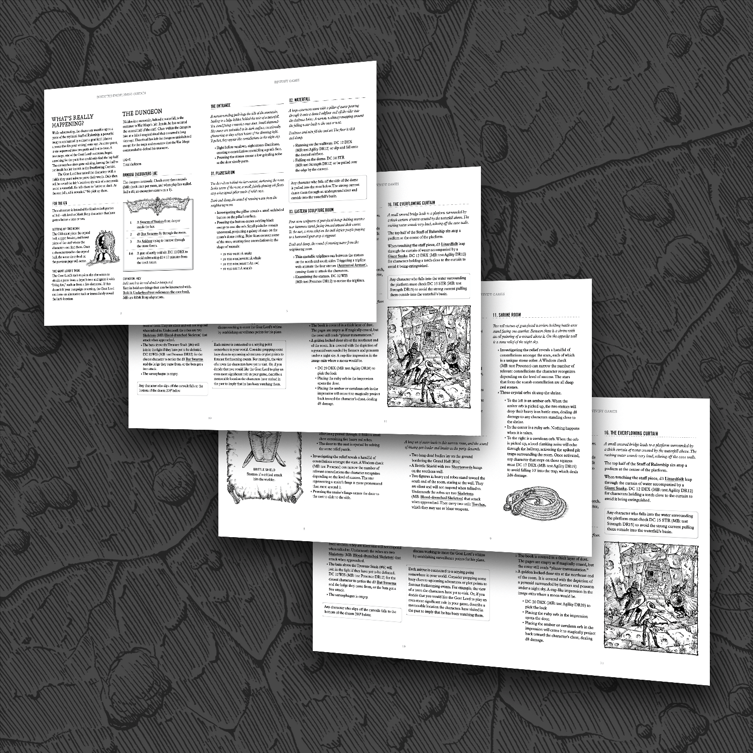 Inside the Everflowing Curtain